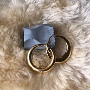Large Gold Colored Hoops